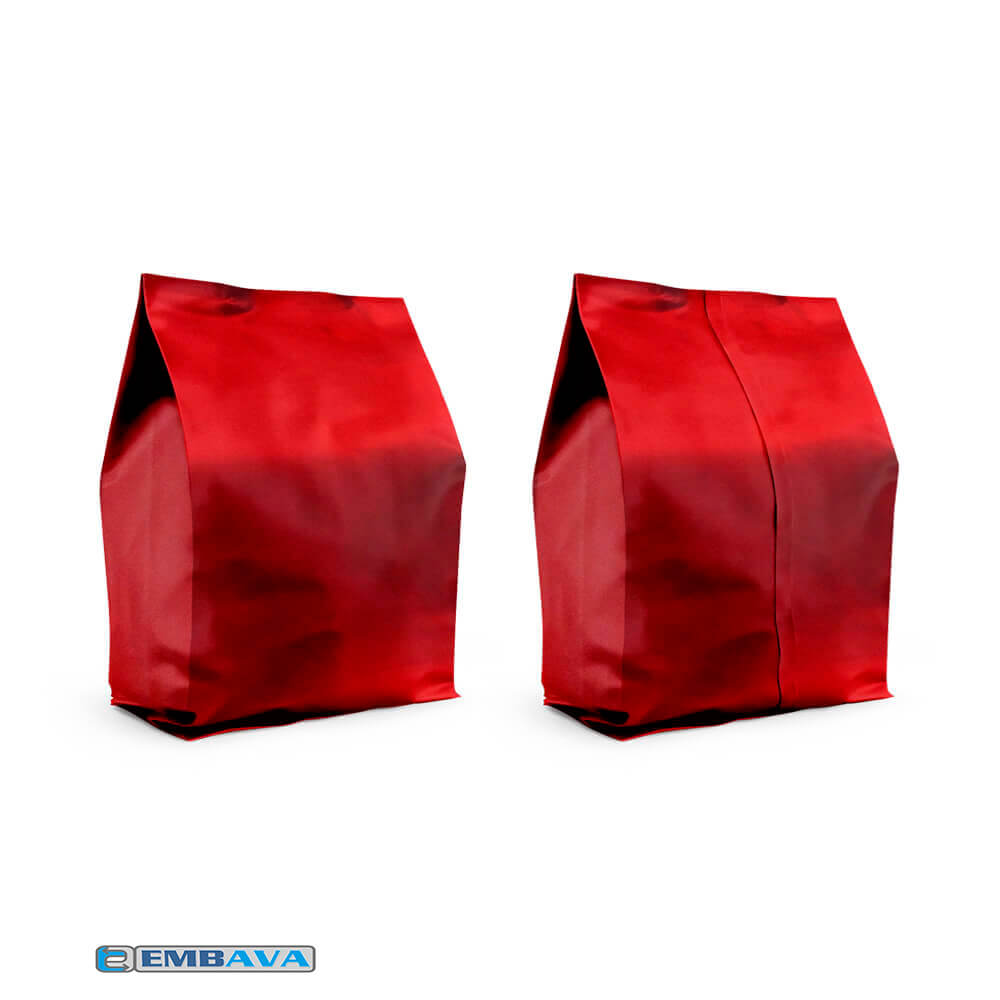 Embalagem para Café Sanfona Cor Vermelho Fosco 250g e 500g - Imagem 7