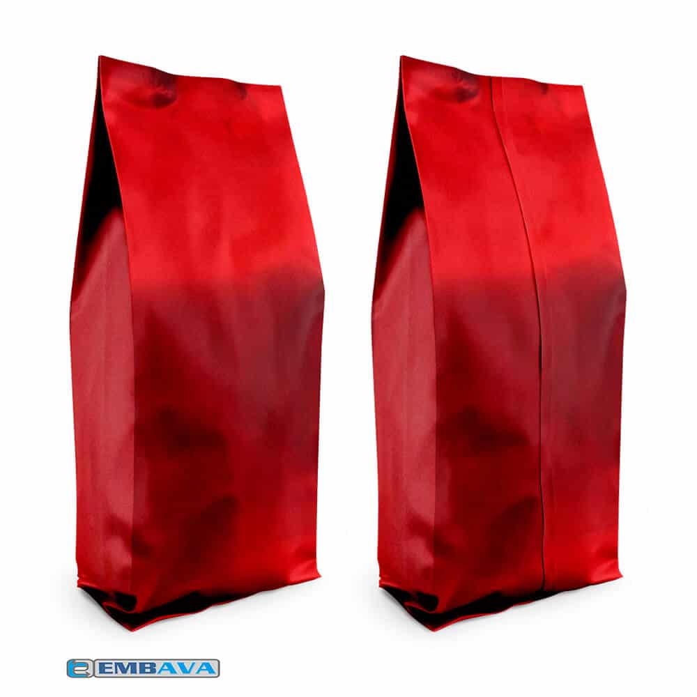 Embalagem para Café Sanfona Cor Vermelho Fosco 250g e 500g - Imagem 5