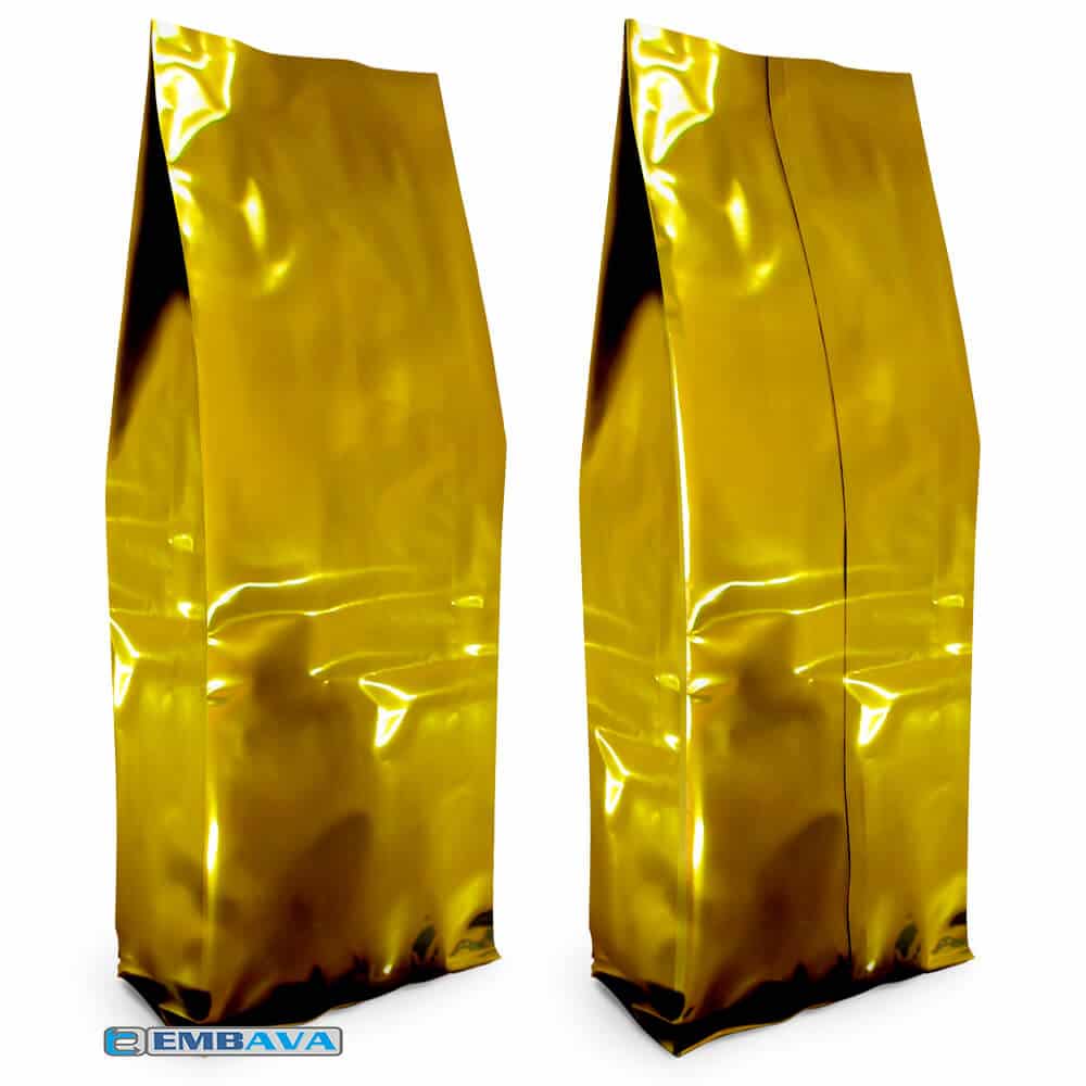 Embalagem para Café Sanfona Cor Dourada 250g, 500g e 1kg - Imagem 5
